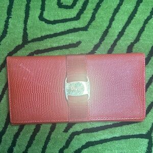 Salvatore Ferragamo Red/orange  Women's Wallet
